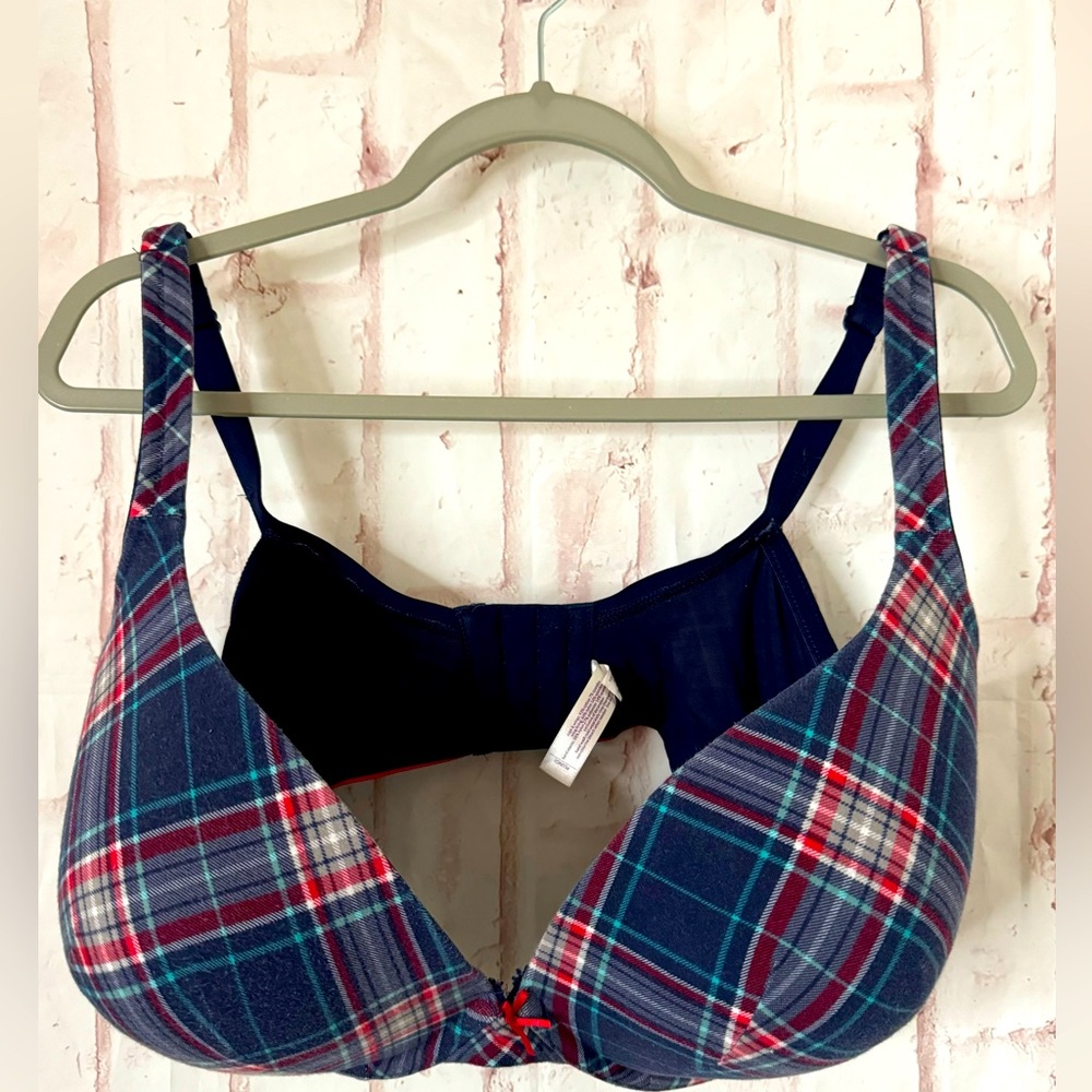 Women's Cacique Bra Cotton Boost Plunge